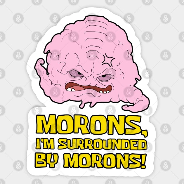 Funny Krang Sticker by mighty corps studio